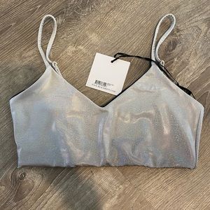 Beach Riot Georgia Halogram Stardust top New!